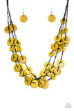 Wonderfully Walla Walla Yellow Necklace| Paparazzi Accessories| Bella Fashion Accessories LLC