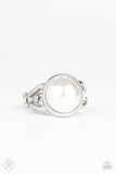 Pearl Powerhouse White Ring| Paparazzi Accessories| Bella Fashion Accessories LLC