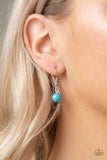 Wait and SEA! Blue and White Rhinestone Necklace - Paparazzi Accessories - Bella Fashion Accessories LLC