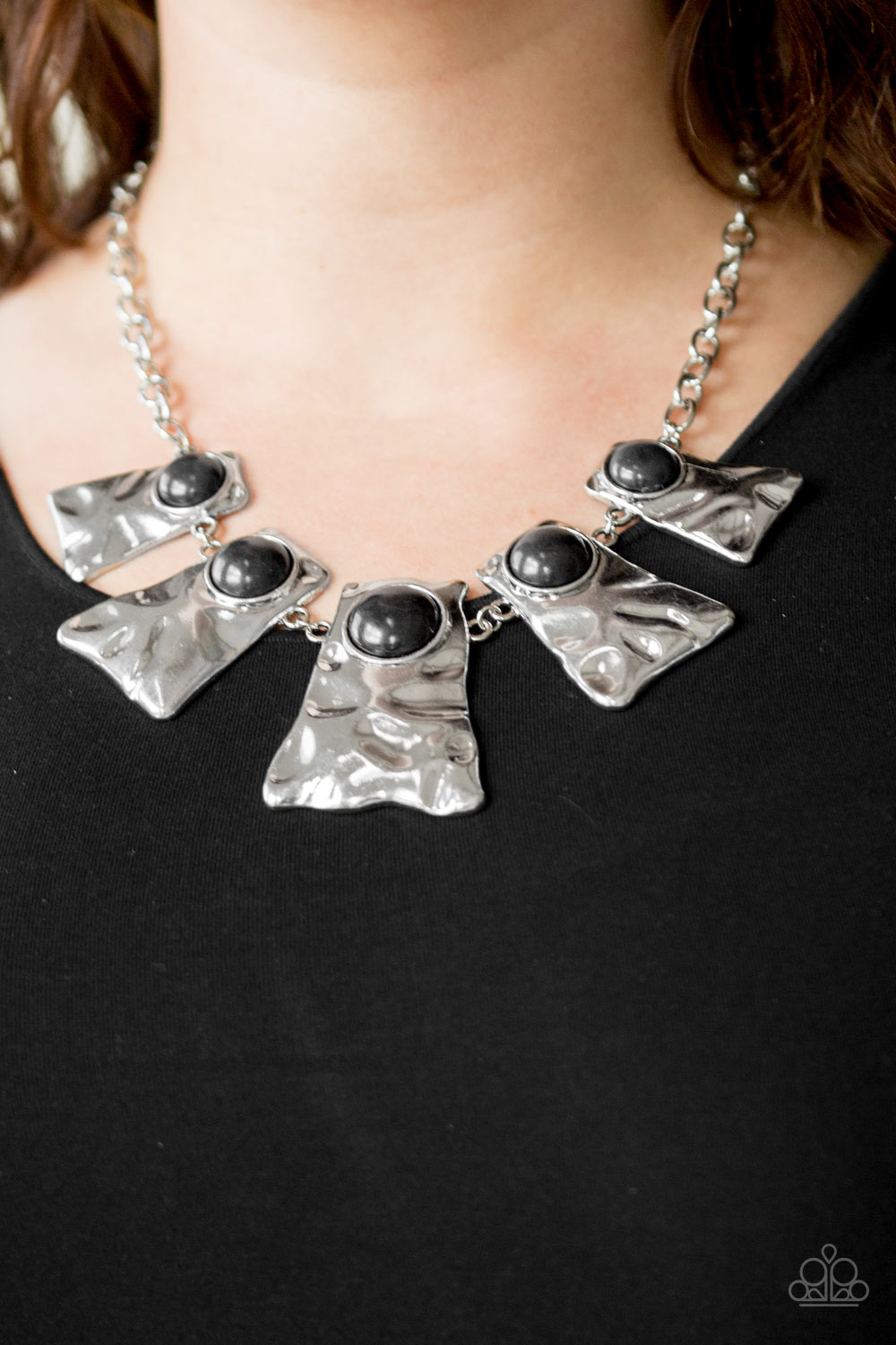 Stone TOLL - Black Necklace - Paparazzi Accessories – Bedazzle Me Pretty  Mobile Fashion Boutique