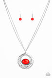 Viva Vivacious Red Necklace| Paparazzi Accessories| Bella Fashion Accessories LLC
