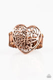 Meet Your MATCHMAKER Copper Ring - Paparazzi Accessories - Bella Fashion Accessories LLC