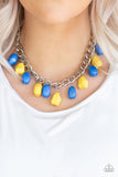 Take The Color Wheel Multi Necklace| Paparazzi Accessories| Bella Fashion Accessories LLC.