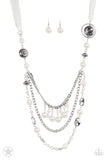 All The Trimmings Ivory Necklace - Paparazzi Accessories - Bella Fashion Accessories LLC
