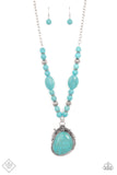 Southwest Paradise Turquoise Necklace - Paparazzi Accessories - Bella Fashion Accessories LLC