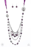 All The Trimmings Purple Necklace - Paparazzi Accessories - Bella Fashion Accessories LLC