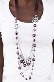 All The Trimmings Purple Necklace - Paparazzi Accessories - Bella Fashion Accessories LLC