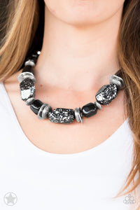 In Good Glazes Black Necklace - Paparazzi Accessories - Bella Fashion Accessories LLC