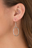 Elegantly Ensnared Silver Necklace - Paparazzi Accessories - Bella Fashion Accessories LLC