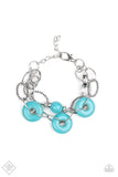 Simply Santa Fe Simply Artisan Turquoise and Silver Bracelet - Paparazzi Accessories - Bella Fashion Accessories LLC
