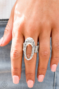 Simply Santa Fe Artsy Artisan Silver Ring - Paparazzi Accessories - Bella Fashion Accessories LLC