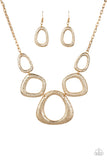 Backstreet Bandit Gold Necklace - Paparazzi Accessories - Bella Fashion Accessories LLC