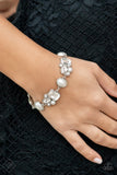 Sensational Showstopper White Necklace - Paparazzi Accessories