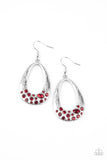 Better LUXE Next Time Red Earrings| Paparazzi Accessories| Bella Fashion Accessories LLC