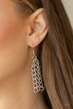 HAUTE-Blooded Blue Acrylic Necklace - Paparazzi Accessories - Bella Fashion Accessories LLC