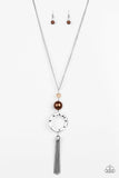 Bold Balancing Act Brown Necklace| Paparazzi Accessories| Bella Fashion Accessories LLC