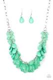 Colorfully Clustered Green Necklace| Paparazzi Accessories| Bella Fashion Accessories LLC