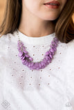 Colorfully Clustered Purple Necklace| Paparazzi Accessories| Bella Fashion Accessories LLC