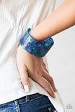 Cosmic Couture Blue Acrylic Bracelet| Paparazzi Accessories| Bella Fashion Accessories LLC