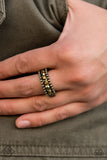 Crank It Up Brass Ring| Paparazzi Accessories| Bella Fashion Accessories LLC