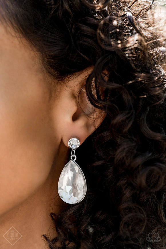 Fiercely 5th Avenue Debutante Dazzle Earrings - Paparazzi Accessories - Bella Fashion Accessories LLC