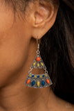 Desert Fiesta Multi Earrings - Paparazzi Accessories - Bella Fashion Accessories LLC