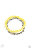Dewy Dandelions Yellow Bracelets| Paparazzi Accessories| Bella Fashion Accessories LLC