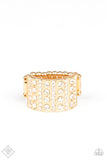 Diamond Drama Gold Ring| Paparazzi Accessories| Bella Fashion Accessories LLC