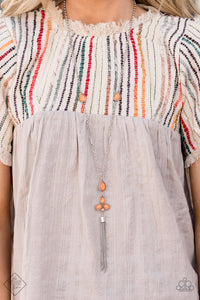 Eden Dew Orange Necklace| Paparazzi Accessories| Bella Fashion Accessories LLC