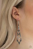 Electric Shimmer Silver Earrings| Paparazzi Accessories| Bella Fashion Accessories LLC