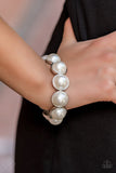 Fiercely 5th Avenue Society Socialite White Pearl Bracelet - Paparazzi Accessories - Bella Fashion Accessories LLC