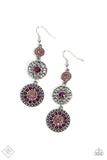 Farmhouse Hustle Purple Earrings - Paparazzi Accessories - Bella Fashion Accessories LLC