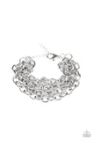 Fast Ball Silver Bracelet| Paparazzi Accessories| Bella Fashion Accessories LLC