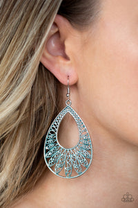 Flamingo Flamenco Blue Earrings - Paparazzi Accessories - Bella Fashion Accessories LLC
