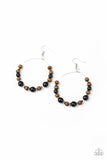 Forestry Fashion Black & Brown Earrings| Paparazzi Accessories| Bella Fashion Accessories LLC