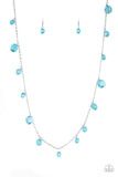 GLOW-Rider Blue Necklace - Paparazzi Accessories - Bella Fashion Accessories LLC