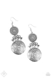 Garden Adventure Silver Earrings| Paparazzi Accessories| Bella Fashion Accessories LLC