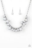 Walk This BROADWAY Grey Necklace| Paparazzi Accessories| Bella Fashion Accessories LLC