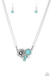 Desert Harvest Turquoise Necklace - Paparazzi Accessories - Bella Fashion Accessories LLC