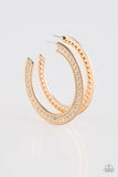 HAUTE Mama Gold Hoop Earrings - Paparazzi Accessories - Bella Fashion Accessories LLC