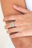 Have The World On A HEART-String Pink Ring - Paparazzi Accessories - Bella Fashion Accessories LLC