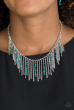 Harlem Hideaway Green Necklace| Paparazzi Accessories| Bella Fashion Accessories LLC