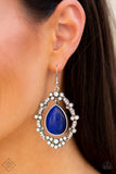 Frozen Gardens Blue Cat's Eye Necklace - Paparazzi Accessories