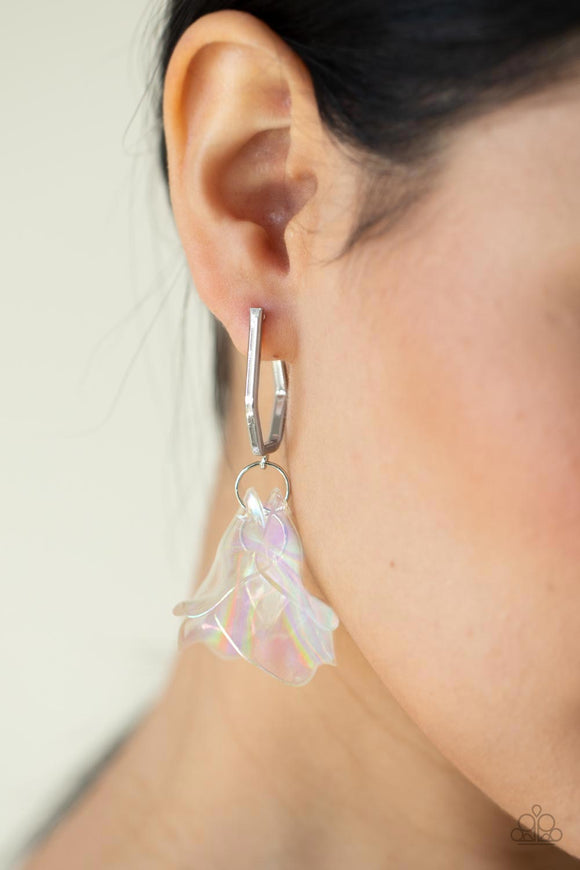 Jaw-Droppingly Jelly Iridescent Acrylic Earrings - Paparazzi Accessories - Bella Fashion Accessories LLC