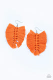 Knotted Native Orange Tassel Earrings| Paparazzi Accessories| Bella Fashion Accessories LLC