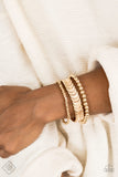 Mind, Body, and SOL Gold Bracelet - Paparazzi Accessories
