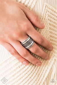 Let it LAYER Silver Ring| Paparazzi Accessories| Bella Fashion Accessories LLC