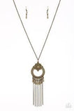 My Main MANTRA Brass Necklace - Paparazzi Accessories - Bella Fashion Accessories LLC