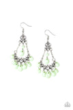 Malibu Sunset Green Earrings - Paparazzi Accessories - Bella Fashion Accessories LLC
