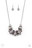 Metro Mantra Multi-Textured Necklace - Paparazzi Accessories - Bella Fashion Accessories LLC
